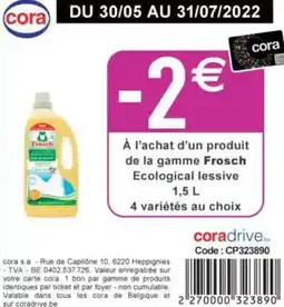 Cora Frosch Ecological lessive aanbieding