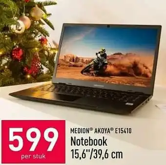 ALDI Medion akoya e15410 notebook 15,6`` -39,6 cm aanbieding
