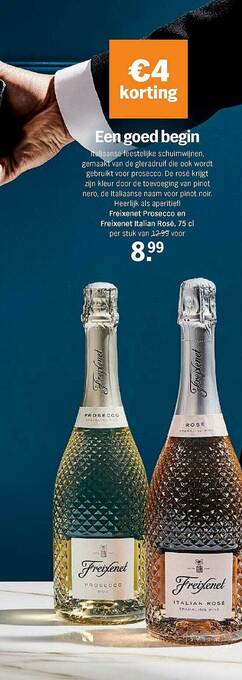 Albert Heijn Freixenet Prosecco En Freixenet Italian Rosé aanbieding