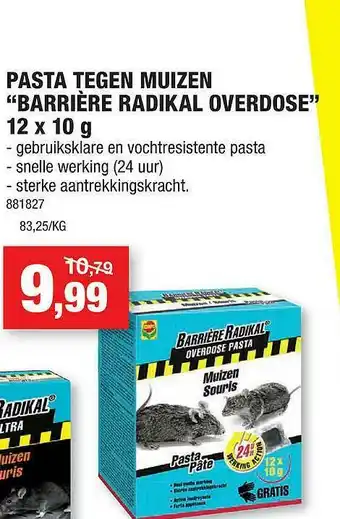 Hubo Pasta Tegen Muizen aanbieding