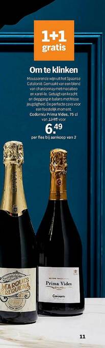 Albert Heijn Codorniu Prima Vides aanbieding