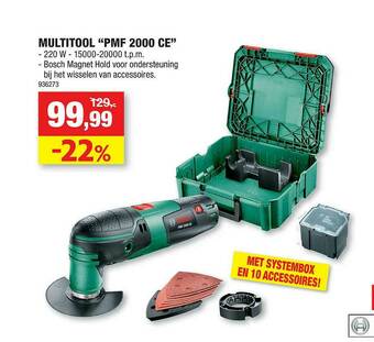 Hubo Multitool aanbieding