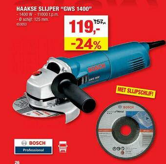 Hubo Haakse Slijper aanbieding