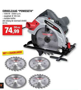 Hubo Cirkelzaag aanbieding