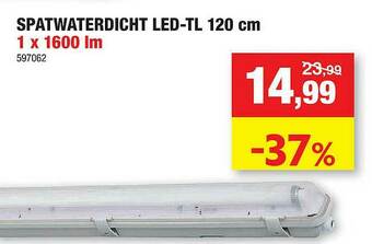 Hubo Spatwaterdicht Led Tl aanbieding