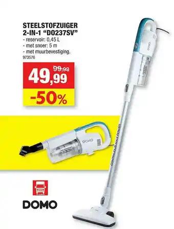Hubo Steelstofzuiger 2 In 1 aanbieding