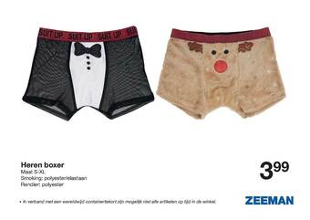 Zeeman Heren Boxer aanbieding