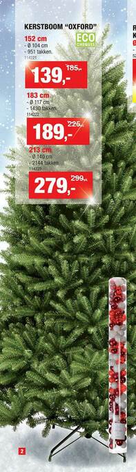 Hubo Kerstboom aanbieding