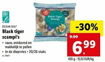 Black tiger scampi‘s
