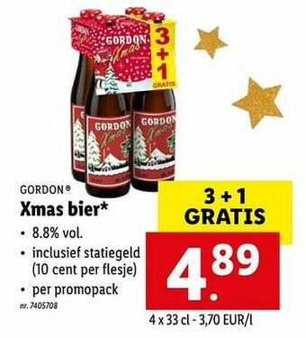Lidl Xmas bier aanbieding