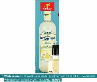 Carrefour Wortegemsen citroen aanbieding