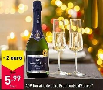 ALDI Aop touraine de loire brut louise d`estrée aanbieding