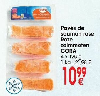 Cora Pavés de saumon rose roze zalmmoten cora aanbieding