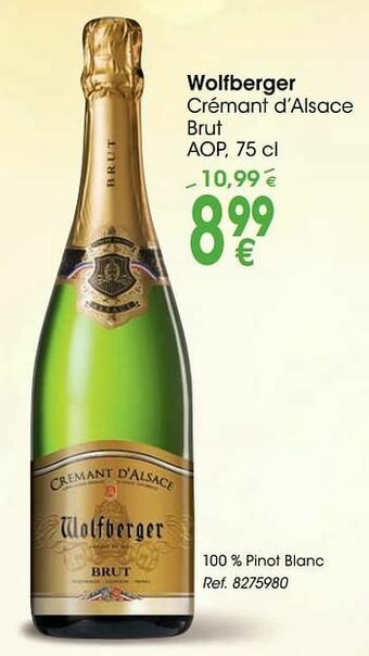 Cora Wolfberger crémant d’alsace brut aop aanbieding