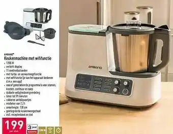 ALDI Ambiano keukenmachine met wififunctie aanbieding