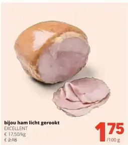 Spar bijou ham licht gerookt EXCELLENT aanbieding
