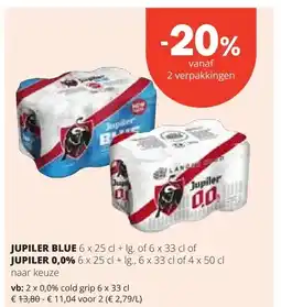 Spar JUPILER BLUE aanbieding