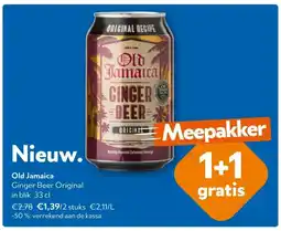 OKay Old Jamaica Ginger Beer Original in blik 33 cl aanbieding