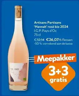 OKay Artisans Partisans 'Hannah' rosé bio 2024 aanbieding
