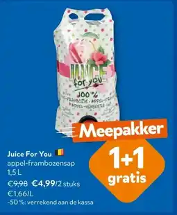OKay Juice For You appel-frambozensap 1,5 L aanbieding