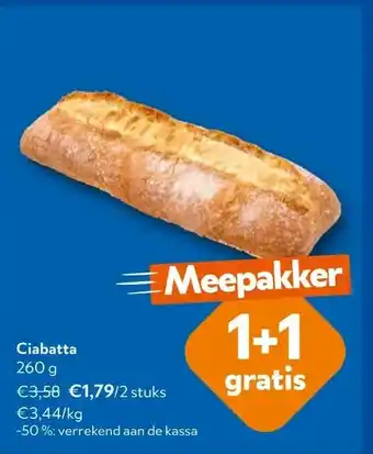 OKay Ciabatta 260 g aanbieding