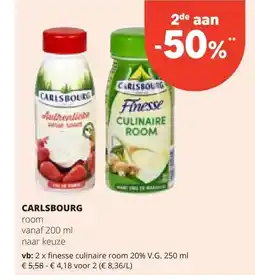 Spar CARLSBOURG finesse culinaire room 20% V.G. 250 ml aanbieding