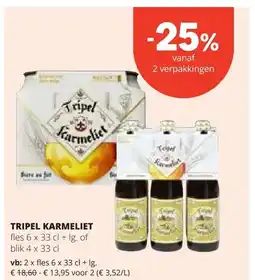 Spar TRIPEL KARMELIET aanbieding