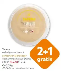 OKay Tapero hummus natuur 300 g aanbieding