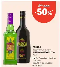 Spar Passo passion fruit 17% 70 cl aanbieding