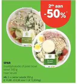 Spar caesar salade 350 g aanbieding