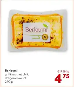 OKay Berloumi grillkaas met chili, dragon en munt 270 g aanbieding