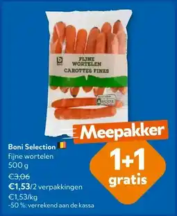 OKay Boni Selection fijne wortelen 500 g aanbieding