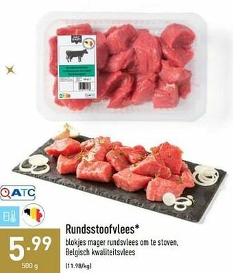 ALDI Rundsstoofvlees aanbieding