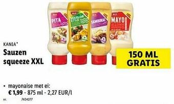 Lidl Mayonaise met ei aanbieding