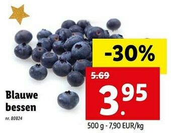Lidl Blauwe bessen aanbieding