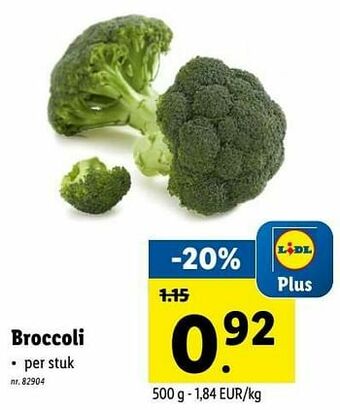 Lidl Broccoli aanbieding