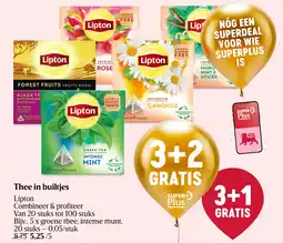 Delhaize Thee in builtjes aanbieding