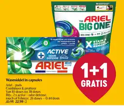 Delhaize Wasmiddel in capsules aanbieding