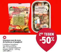 Delhaize Groenten voor de oven, de barbecue of spaghetti aanbieding