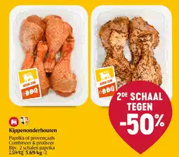 Delhaize Kippenonderbouten aanbieding