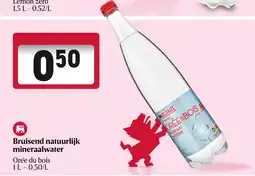 Delhaize Bruisend natuurlijk mineraalwater aanbieding
