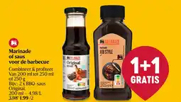 Delhaize Marinade of saus voor de barbecue aanbieding