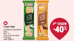 Delhaize Lange chips aanbieding