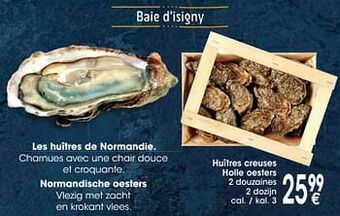 Cora Huîtres creuses holle oesters aanbieding