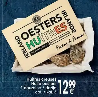 Cora Huîtres creuses holle oesters aanbieding