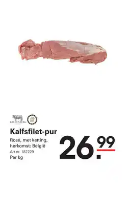 Sligro-M Kalfsfilet-pur aanbieding