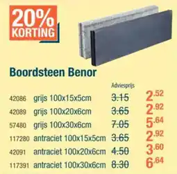 Cevo Boordsteen Benor aanbieding