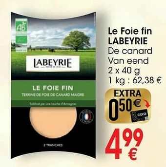 Cora Le foie fin labeyrie aanbieding