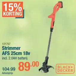 Cevo Strimmer AFS 18V aanbieding