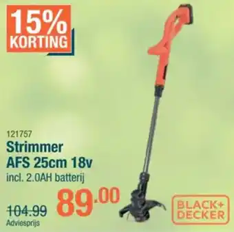 Cevo Strimmer AFS 18V aanbieding